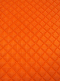 Quilted Polyester Batting Upholstery Fabric / Orange