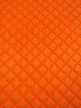 Buy orange Quilted Polyester Batting Upholstery Fabric / Black / Sold By The Yard
