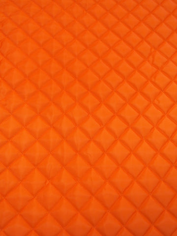 Buy orange Quilted Polyester Batting Upholstery Fabric / Black / Sold By The Yard
