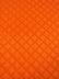 Quilted Polyester Batting Upholstery Fabric / Orange