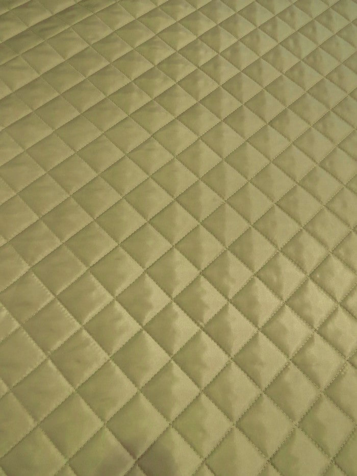 Quilted Polyester Batting Upholstery Fabric / Desert