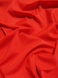 Poly Cotton Solid Fabric 58"/60" Width / Red / Sold By The Yard