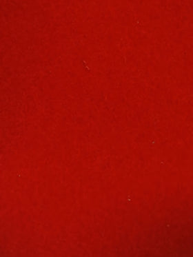 FIRE RED Heat Transfer Apparel Flocking Suede PVC Backed Fabric / Sold by the Yard