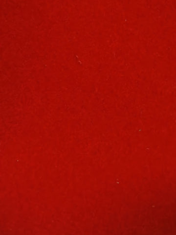 FIRE RED Heat Transfer Apparel Flocking Suede PVC Backed Fabric / Sold by the Yard