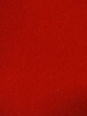FIRE RED Heat Transfer Apparel Flocking Suede PVC Backed Fabric / Sold by the Yard