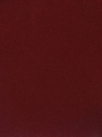 BURGUNDY Heat Transfer Apparel Flocking Suede PVC Backed Fabric / Sold by the Yard