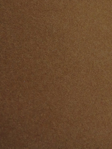 COFFEE Heat Transfer Apparel Flocking Suede PVC Backed Fabric / Sold by the Yard