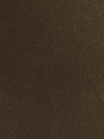 CHOCOLATE Heat Transfer Apparel Flocking Suede PVC Backed Fabric / Sold by the Yard