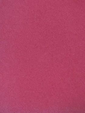 ROSE Heat Transfer Apparel Flocking Suede PVC Backed Fabric / Sold by the Yard