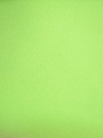 LIME Heat Transfer Apparel Flocking Suede PVC Backed Fabric / Sold by the Yard
