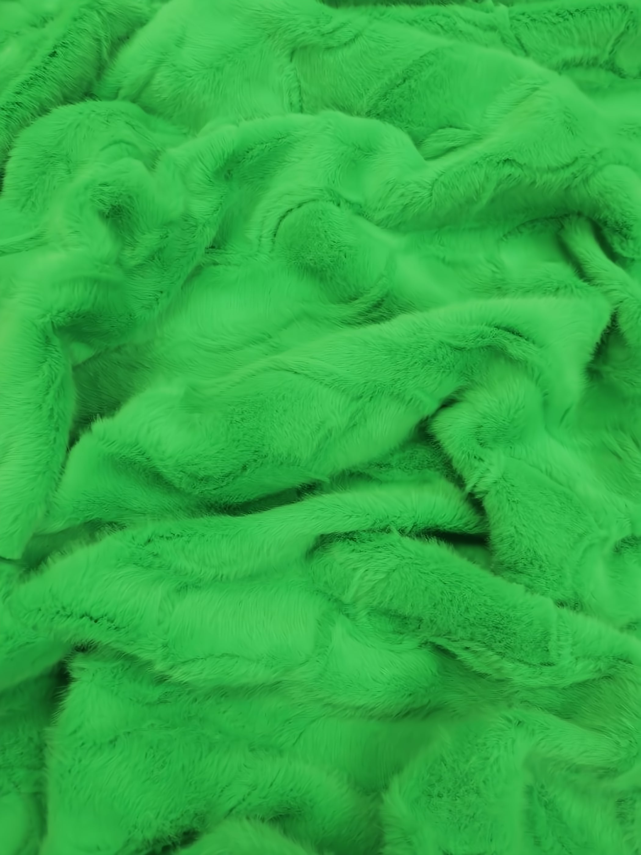 Bunny Rabbit Ultra Soft Snuggle Minky / Kelly Green