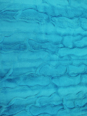 Bunny Rabbit Ultra Soft Snuggle Minky / Peacock - 0