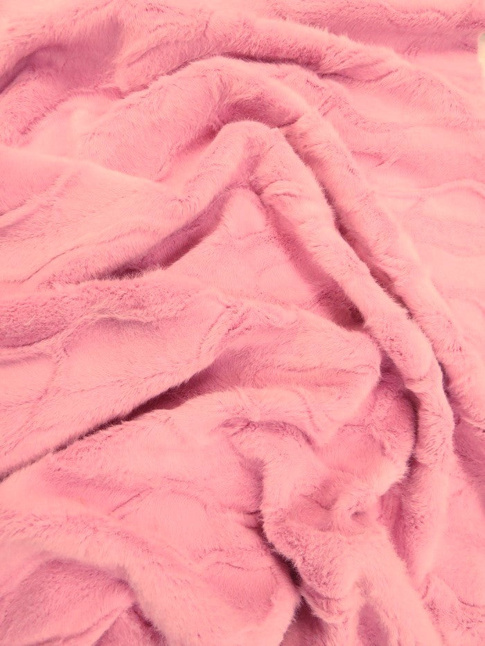 Bunny Rabbit Ultra Soft Snuggle Minky / Pink
