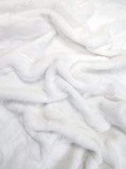 Bunny Rabbit Ultra Soft Snuggle Minky / White
