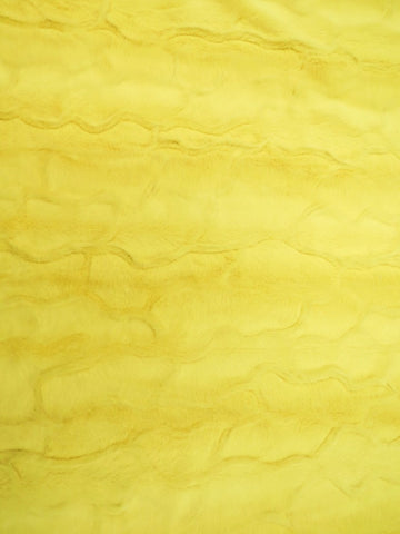 Bunny Rabbit Ultra Soft Snuggle Minky / Yellow - 0