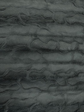 Bunny Rabbit Ultra Soft Snuggle Minky / Charcoal