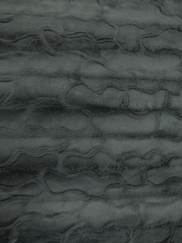 Bunny Rabbit Ultra Soft Snuggle Minky / Charcoal