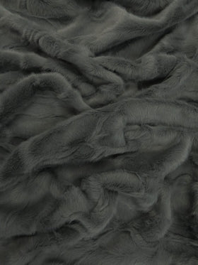 Bunny Rabbit Ultra Soft Snuggle Minky / Charcoal - 0