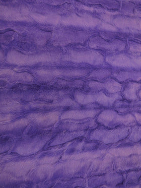 Bunny Rabbit Ultra Soft Snuggle Minky / Dark Purple - 0