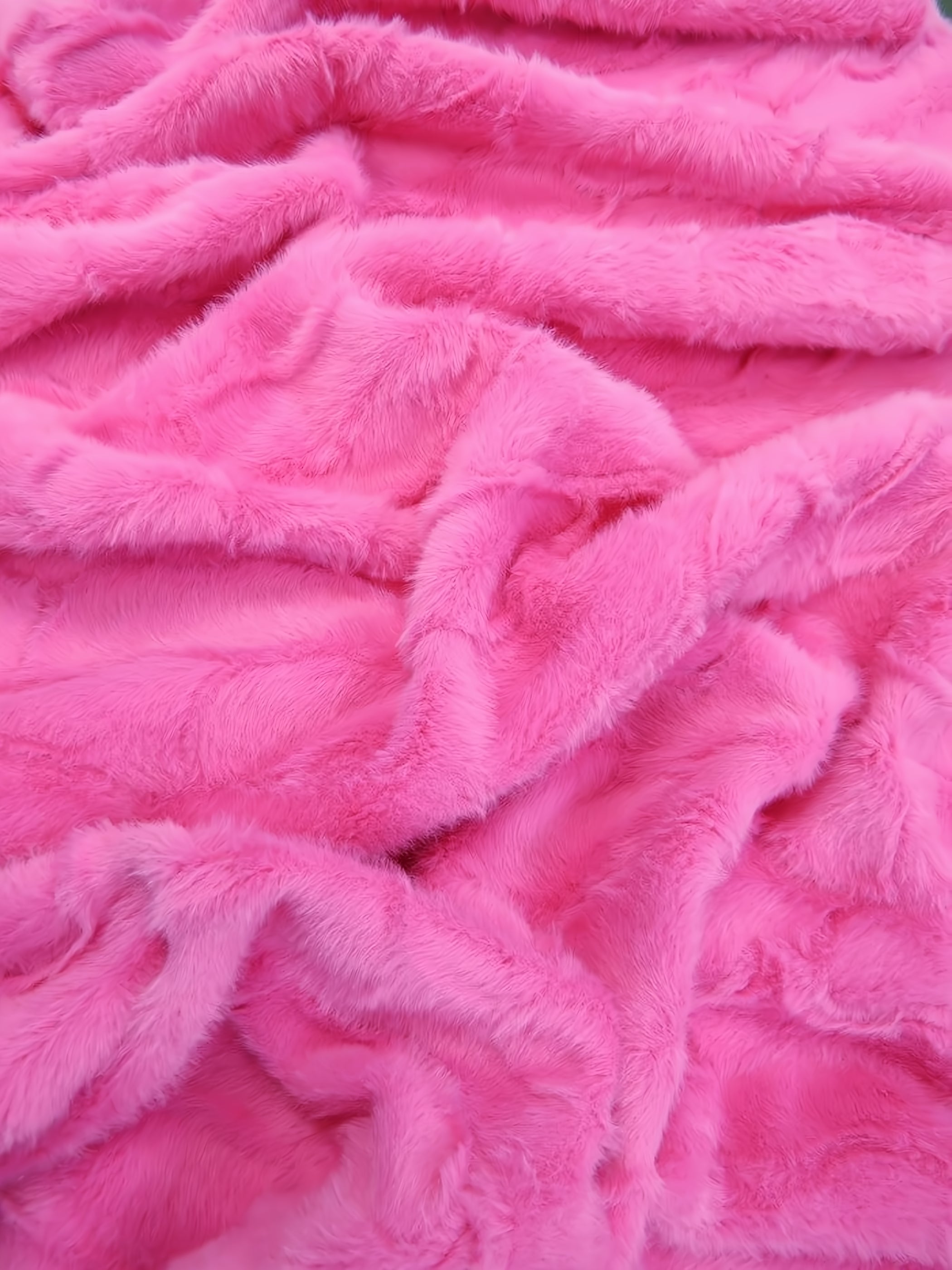 Bunny Rabbit Ultra Soft Snuggle Minky / Hot Pink