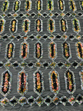 Jewel Iridescent Sequin Stretch Mesh Fabric / Sold by the Yard