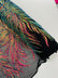 Phoenix Feather Sequin Stretch Mesh Fabric / Sold by the Yard