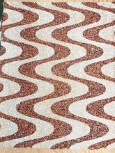 Wave Sequin Velvet Stretch Fabric / Sold by the Yard
