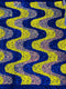 Wave Sequin Velvet Stretch Fabric / Sold by the Yard