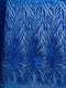 Phoenix Feather Sequin Stretch Mesh Fabric / Sold by the Yard