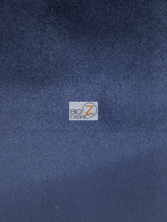 Navy - Solid Butter Velvet Drapery Upholstery Fabric
