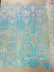 Shell Damask Iridescent Sequin Stretch Mesh Fabric / Sold by the Yard