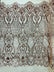 Shell Damask Iridescent Sequin Stretch Mesh Fabric / Sold by the Yard