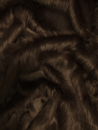 Off-Weight Solid Shaggy Faux Fur
