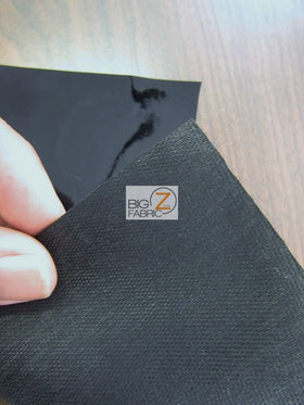 Solid Fetish Wet Glossy Upholstery Leather Vinyl Fabric / Silver / By The Roll - 30 Yards - 0