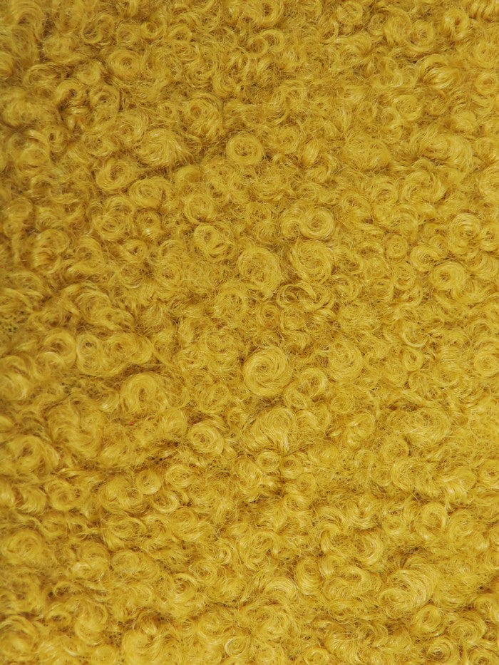 Burnt Mustard / Sherpa Teddy Knit