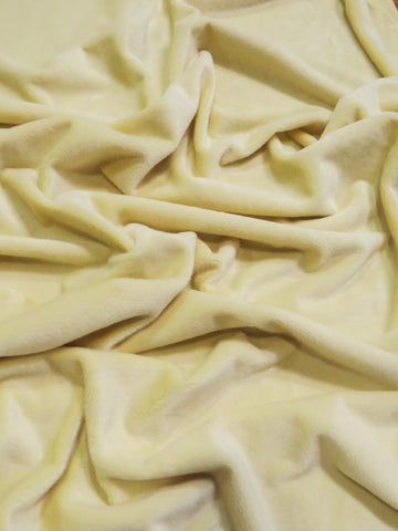 Banana Minky Solid Baby Soft Fabric