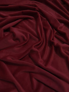 Burgundy Minky Solid Baby Soft Fabric
