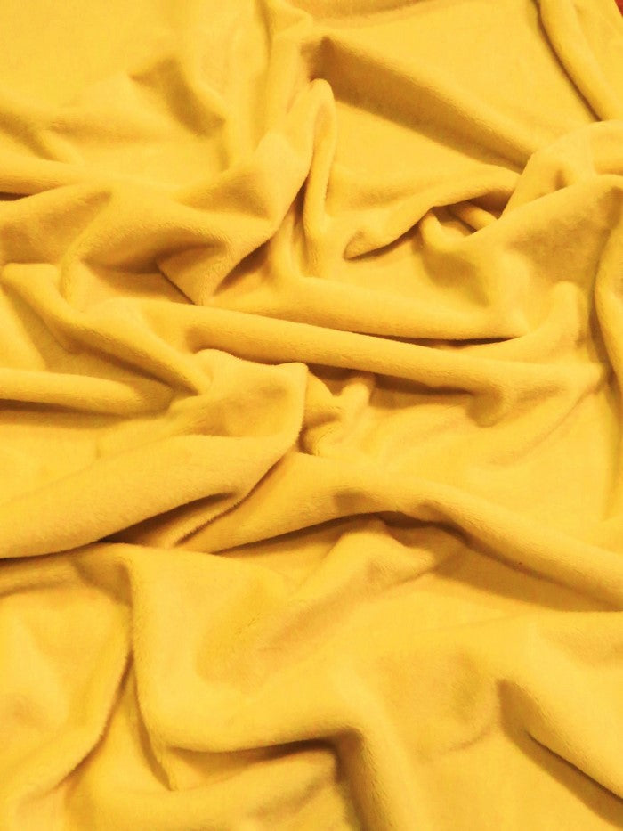 Canary Yellow Minky Solid Baby Soft Fabric