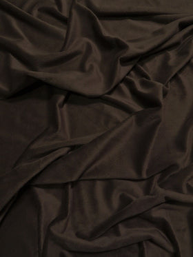 Dark Chocolate Minky Solid Baby Soft Fabric