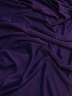 Dark Purple Minky Solid Baby Soft Fabric