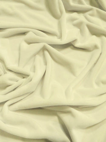Ivory Minky Solid Baby Soft Fabric (Second Quality Goods)