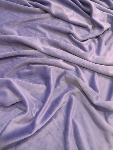 Lilac Minky Solid Baby Soft Fabric (Second Quality Goods)