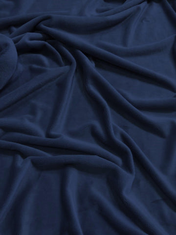 Navy Blue Minky Solid Baby Soft Fabric