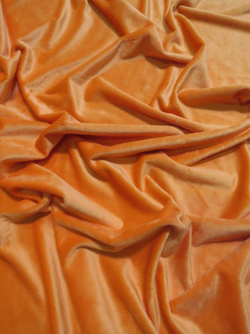 Orange Minky Solid Baby Soft Fabric (Second Quality Goods)