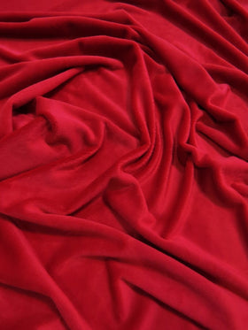Red Minky Solid Baby Soft Fabric