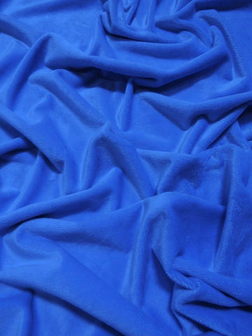 Royal Blue Minky Solid Baby Soft Fabric