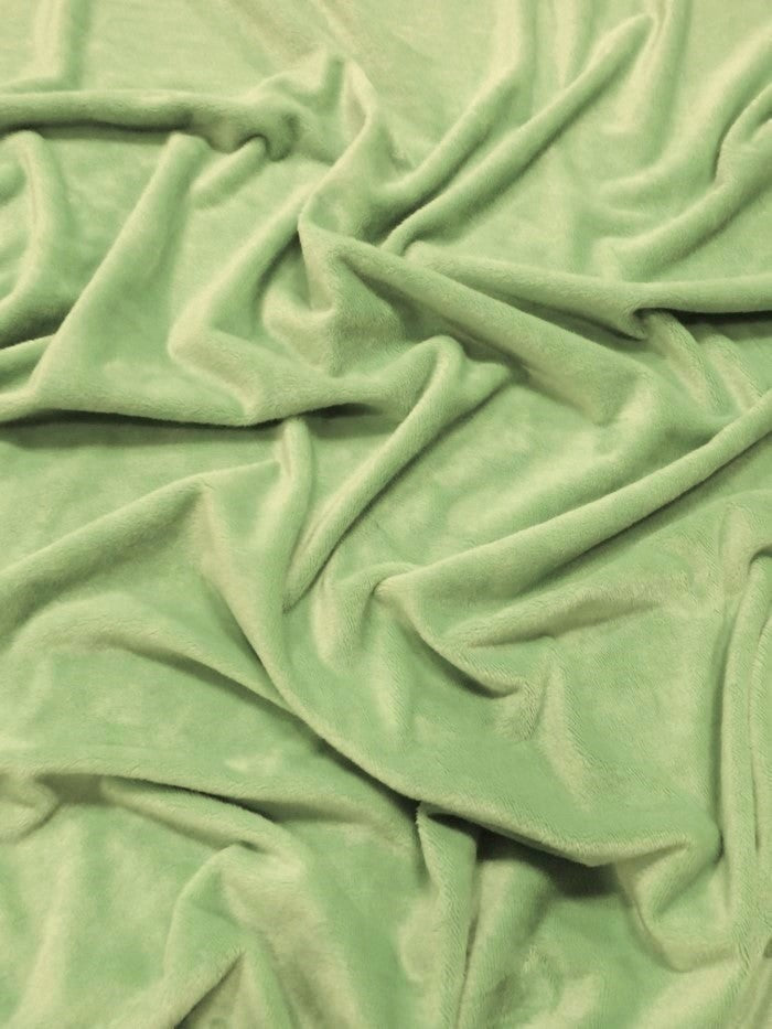 Sage Minky Solid Baby Soft Fabric