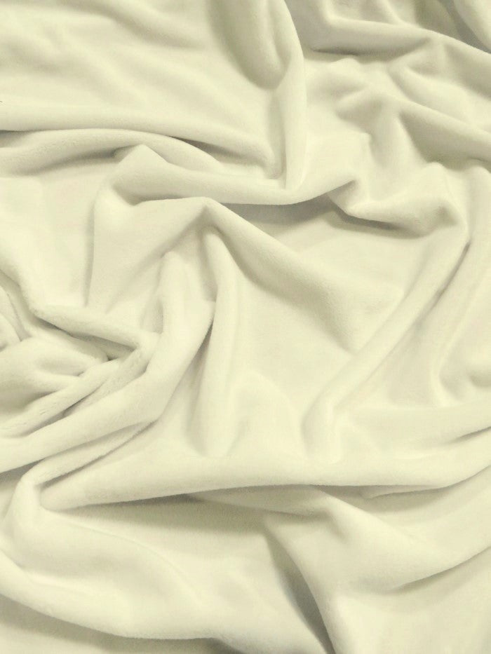 Whisper White Minky Solid Baby Soft Fabric (Second Quality Goods)