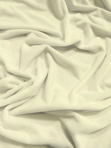 Whisper White Minky Solid Baby Soft Fabric (Second Quality Goods)
