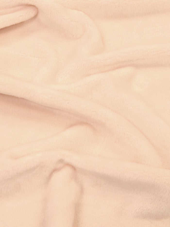 Nude Pink Minky Solid Baby Soft Fabric